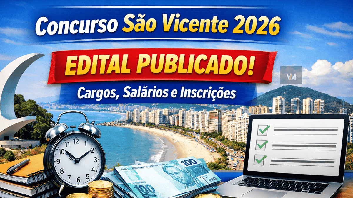 edital Concurso São Vicente 2026