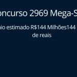 Resultado da Mega Sena acumula e vai a R$ 144 milhões