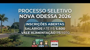 Edital Nova Odessa 2026